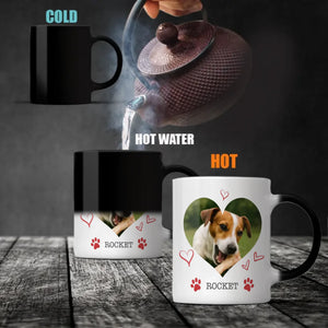 Custom Jack Russell Terrier Mug With The Quote 'Fur MaMa' And Dog Photo & Name - 89Prints