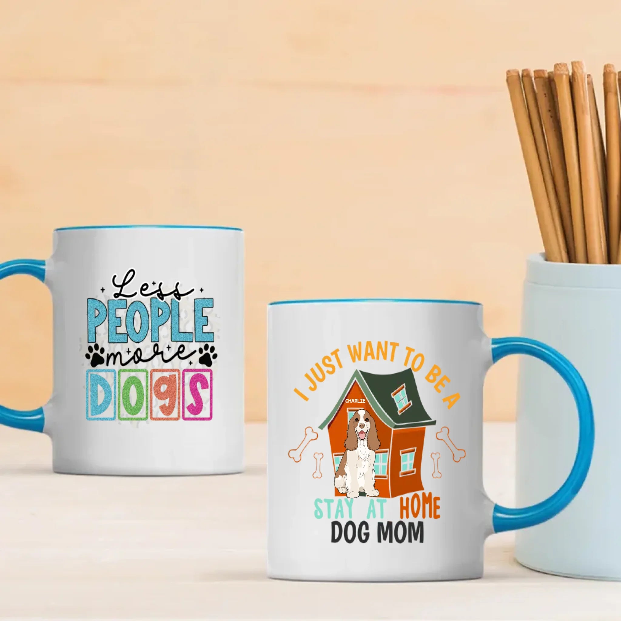 Personalized Dog Mom Mugs. Unique 