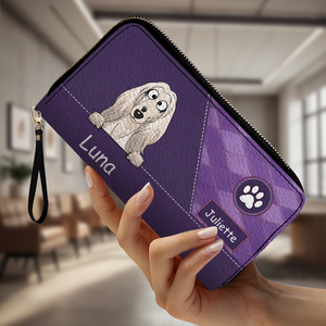 Personalized Any Number of Dogs Wallet - Custom Pet 89Prints