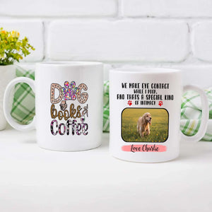 Customized American Cocker Spaniel Mug With Photo - Dog, Books & Coffee - Personalize Your Pet Mug - 89Prints