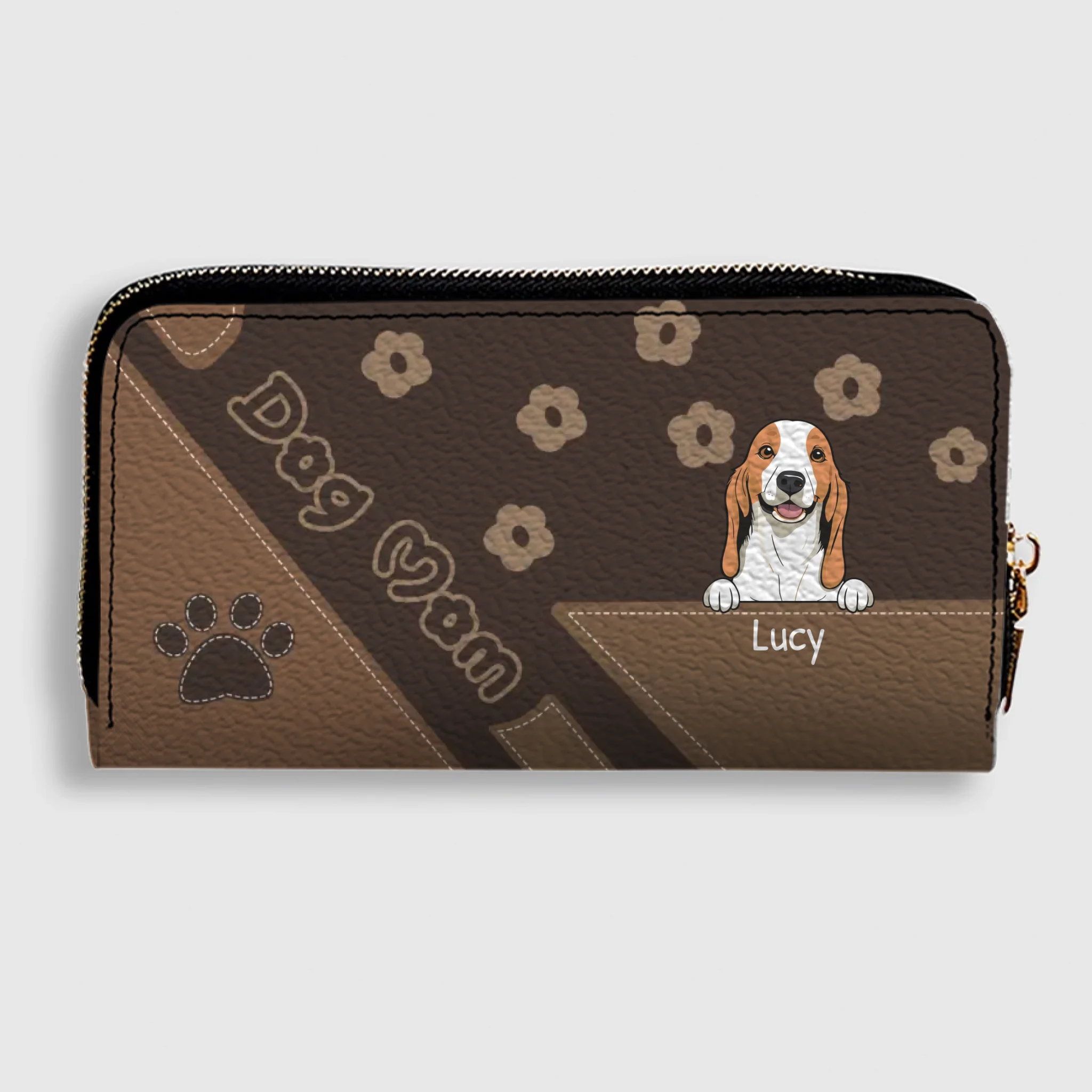 Custom Pet Wallet – Funny Personalized Dog Portrait Wallet | 89Prints