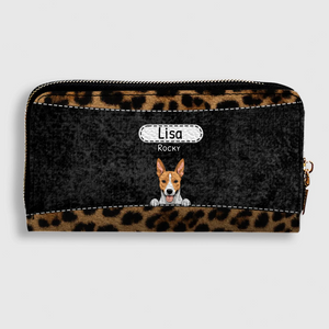Leopard Print Pet Wallet - Personalized Pet Wallet | 89Prints