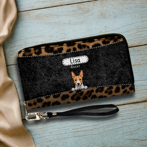Leopard Print Pet Wallet - Personalized Pet Wallet | 89Prints