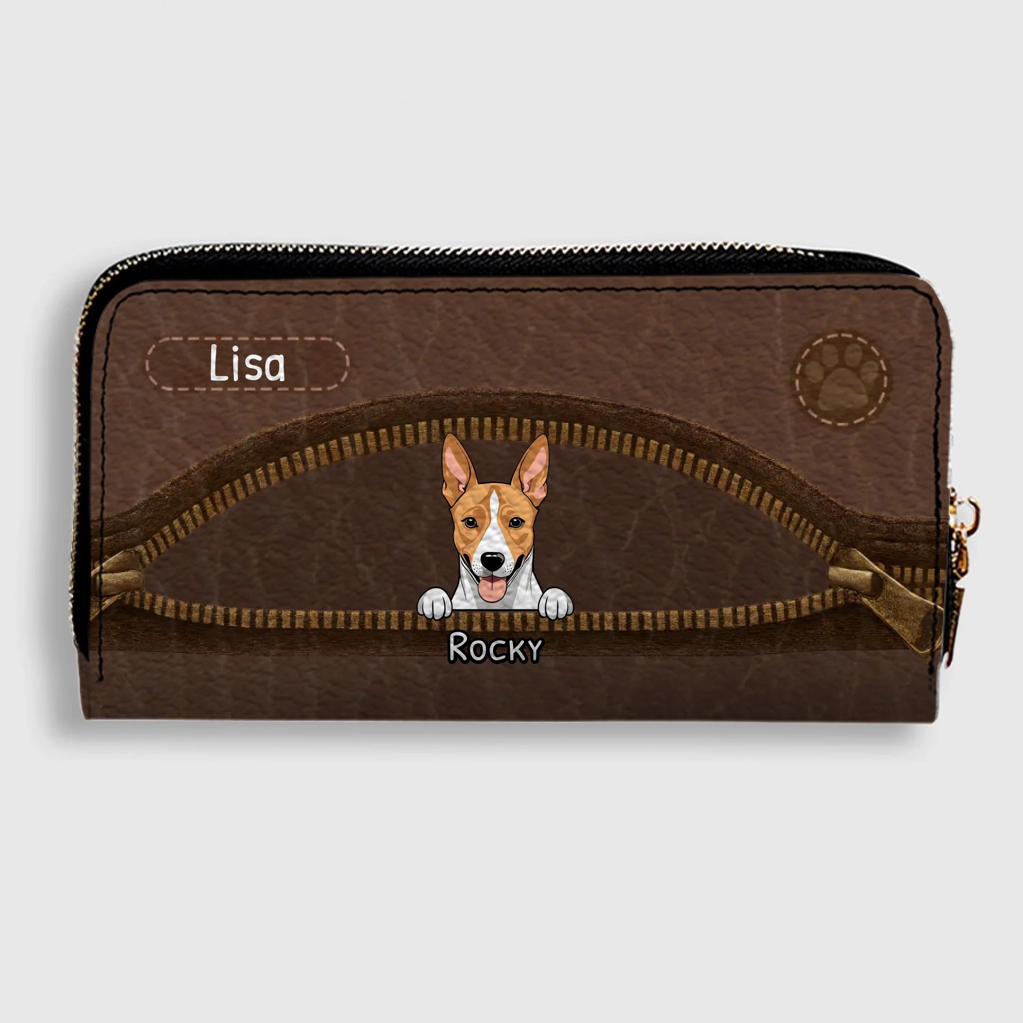 Personalized Wallet for Dog Lovers - Custom Pet Artwork Gift - 89Prints