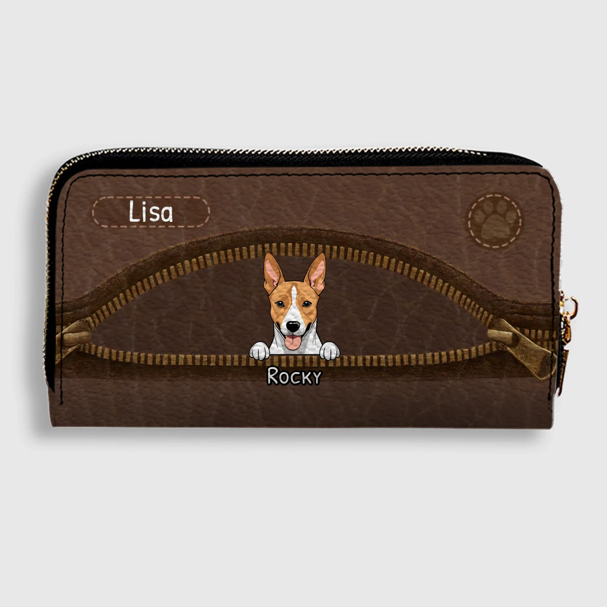 Personalized Wallet for Dog Lovers - Custom Pet Artwork Gift - 89Prints
