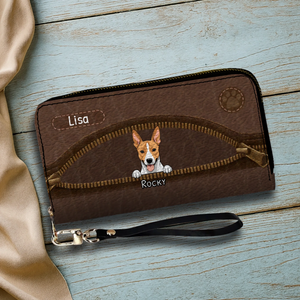 Personalized Wallet for Dog Lovers - Custom Pet Artwork Gift - 89Prints