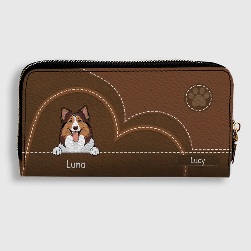 Vintage Style Custom Pet Wallet – Personalized Dog & Cat Art | 89Prints