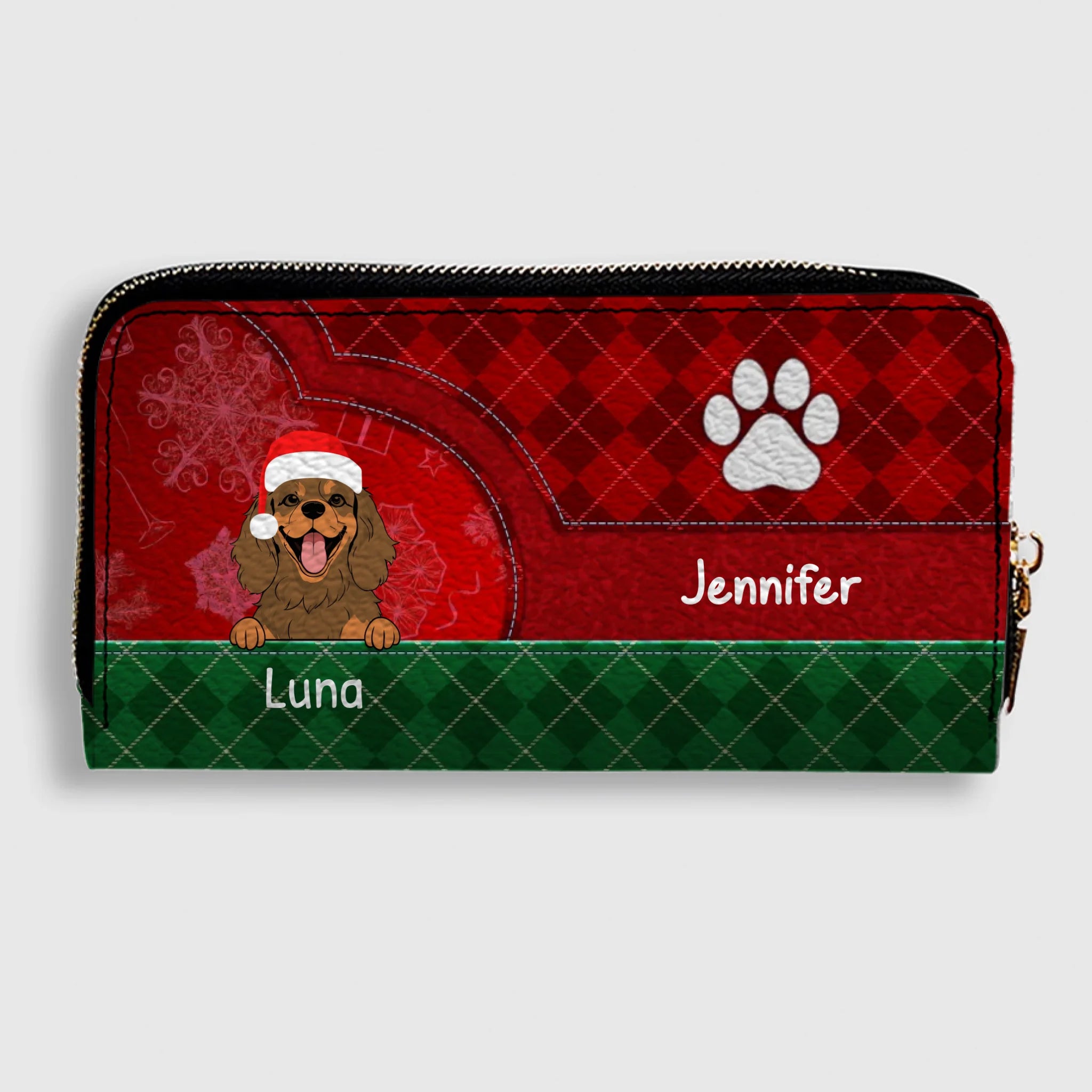Personalized Leather Wallet – Christmas Gift for Pet Lovers | 89Prints