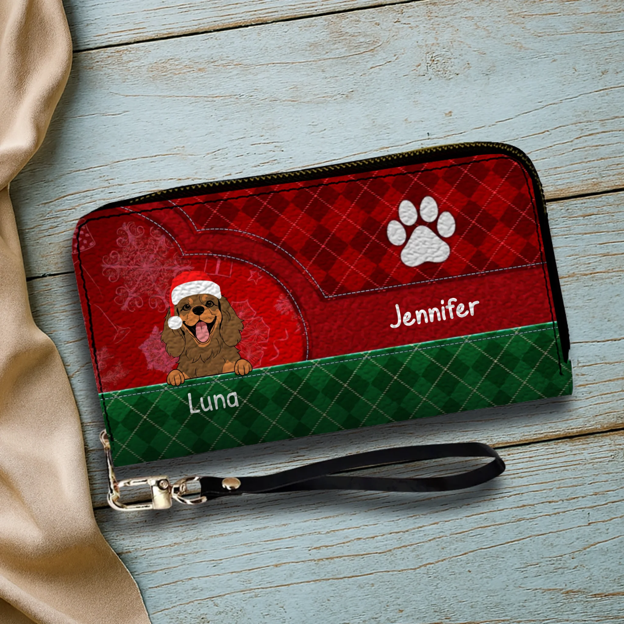 Personalized Leather Wallet – Christmas Gift for Pet Lovers | 89Prints