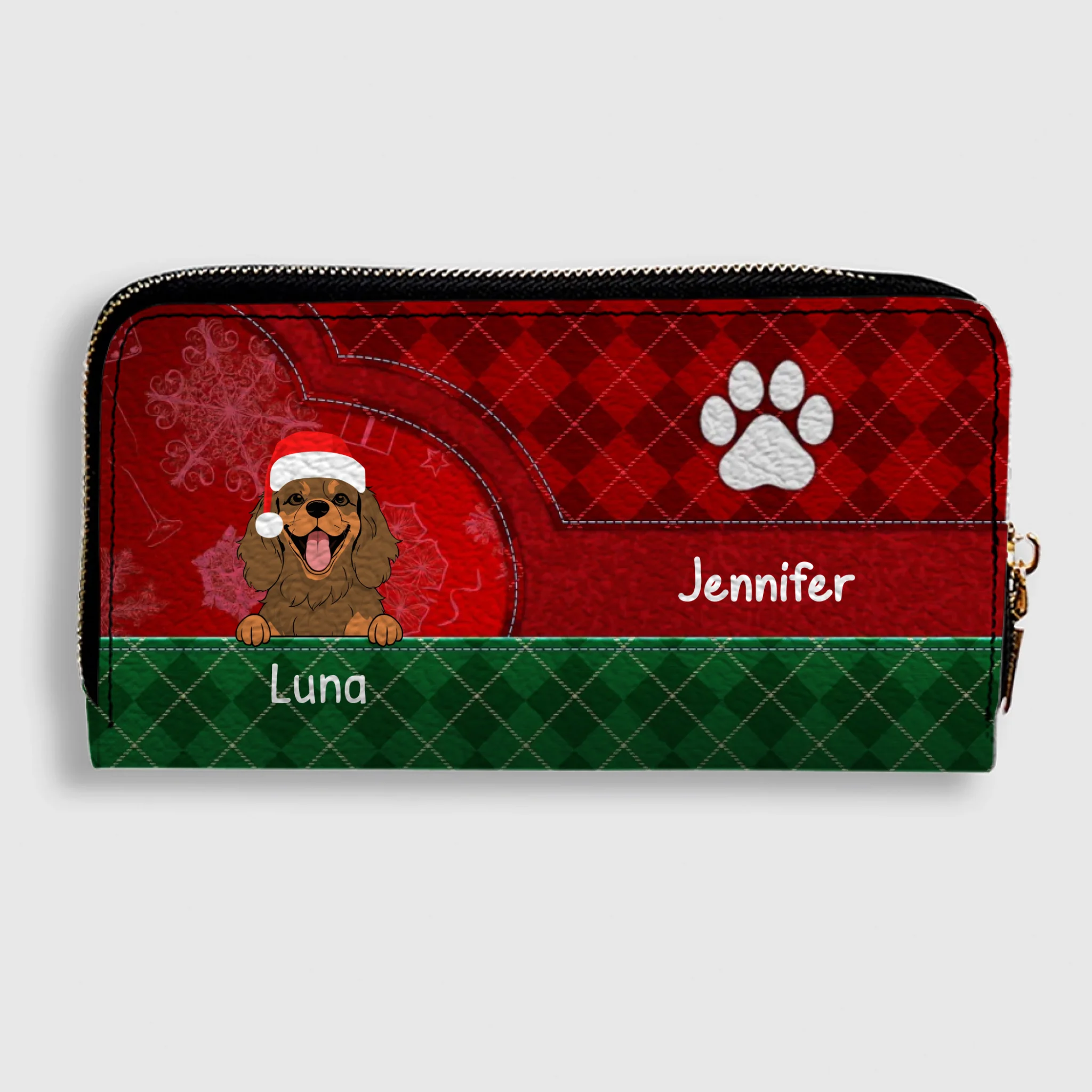 Personalized Leather Wallet – Christmas Gift for Pet Lovers | 89Prints