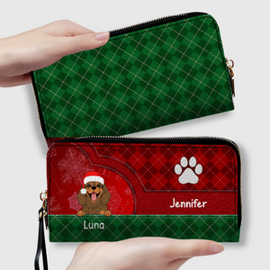 Personalized Leather Wallet – Christmas Gift for Pet Lovers | 89Prints