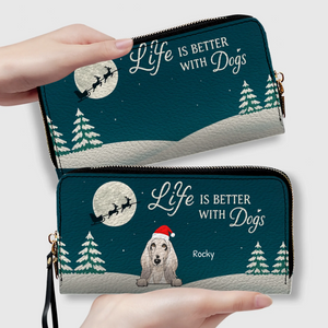 Christmas Gift Leather Wallet for Him/Her – Personalized 