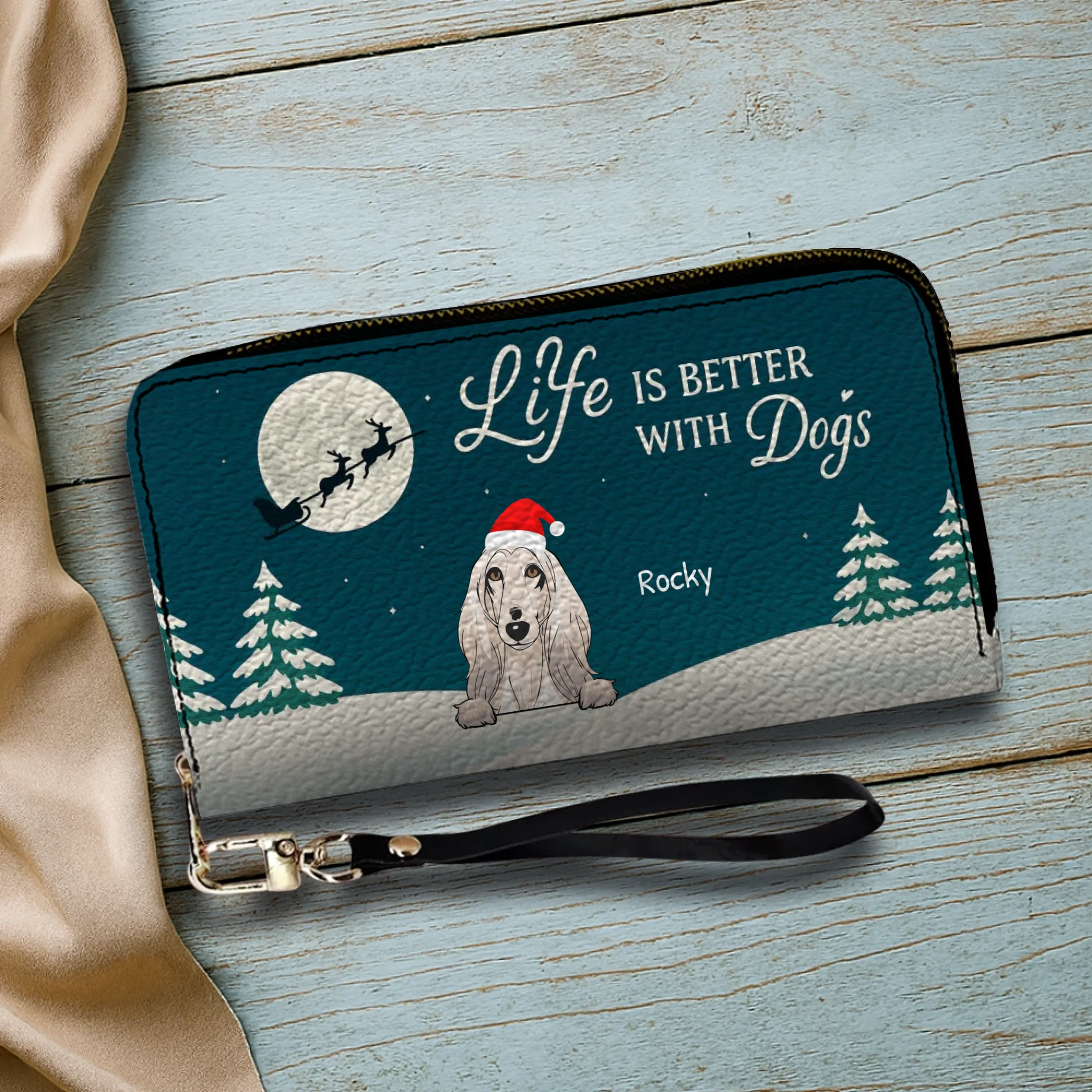 Christmas Gift Leather Wallet for Him/Her – Personalized 