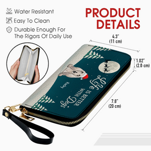 Christmas Gift Leather Wallet for Him/Her – Personalized 