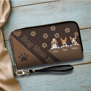 Custom Pet Wallet – Funny Personalized Dog Portrait Wallet | 89Prints