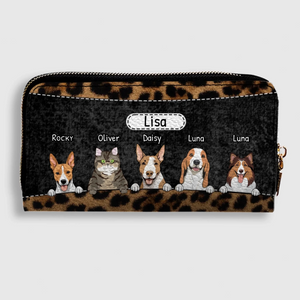 Leopard Print Pet Wallet - Personalized Pet Wallet | 89Prints