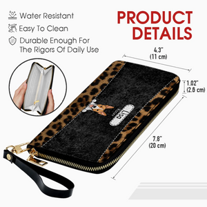 Leopard Print Pet Wallet - Personalized Pet Wallet | 89Prints