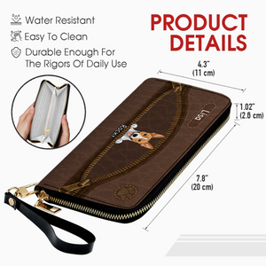 Personalized Wallet for Dog Lovers - Custom Pet Artwork Gift - 89Prints