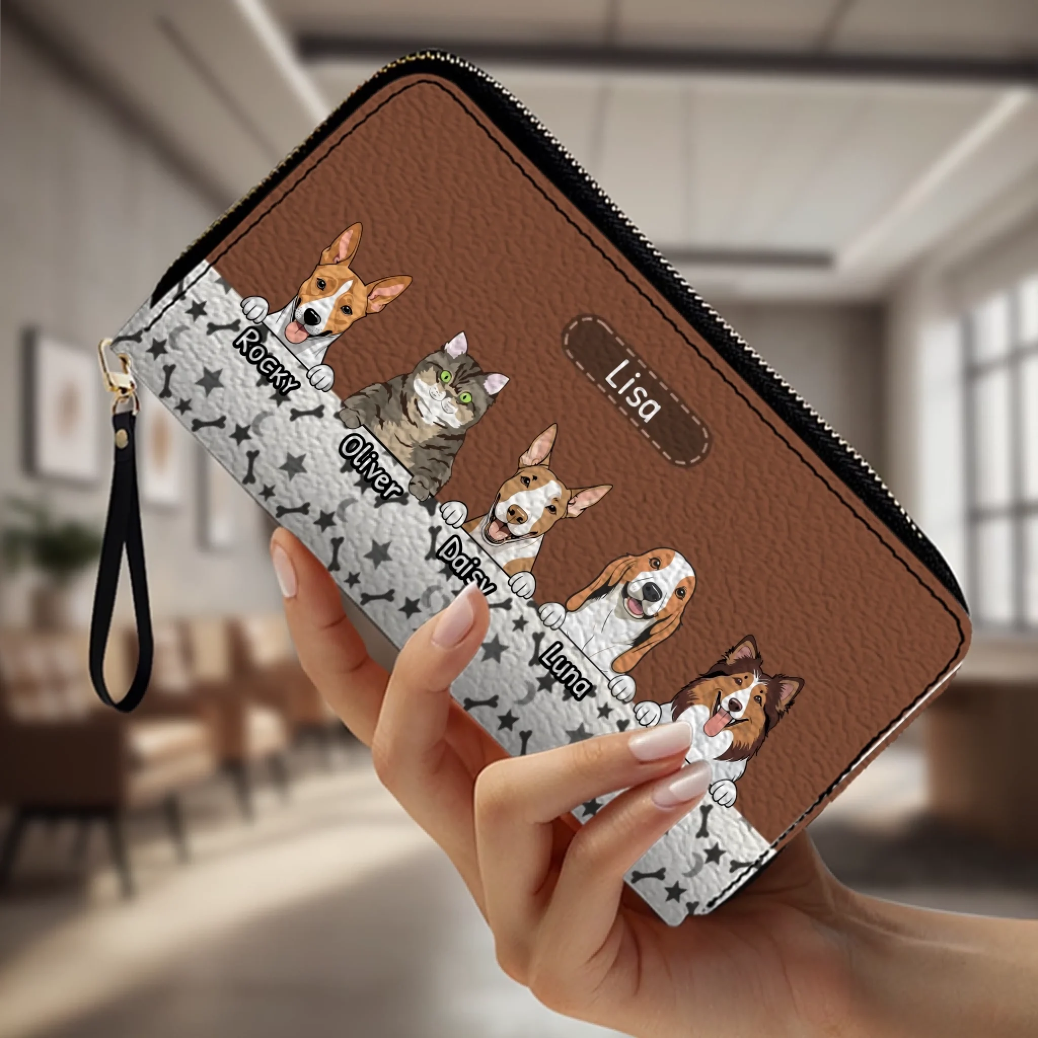 Personalized Wallet for Dog Lovers - The Signature Artwork Carry!