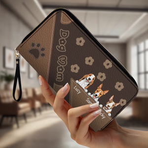 Custom Pet Wallet – Funny Personalized Dog Portrait Wallet | 89Prints