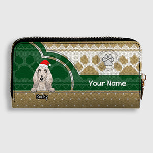 Paw & Heart Leather Wallet – Christmas Gift for Pet Lovers | 89Prints