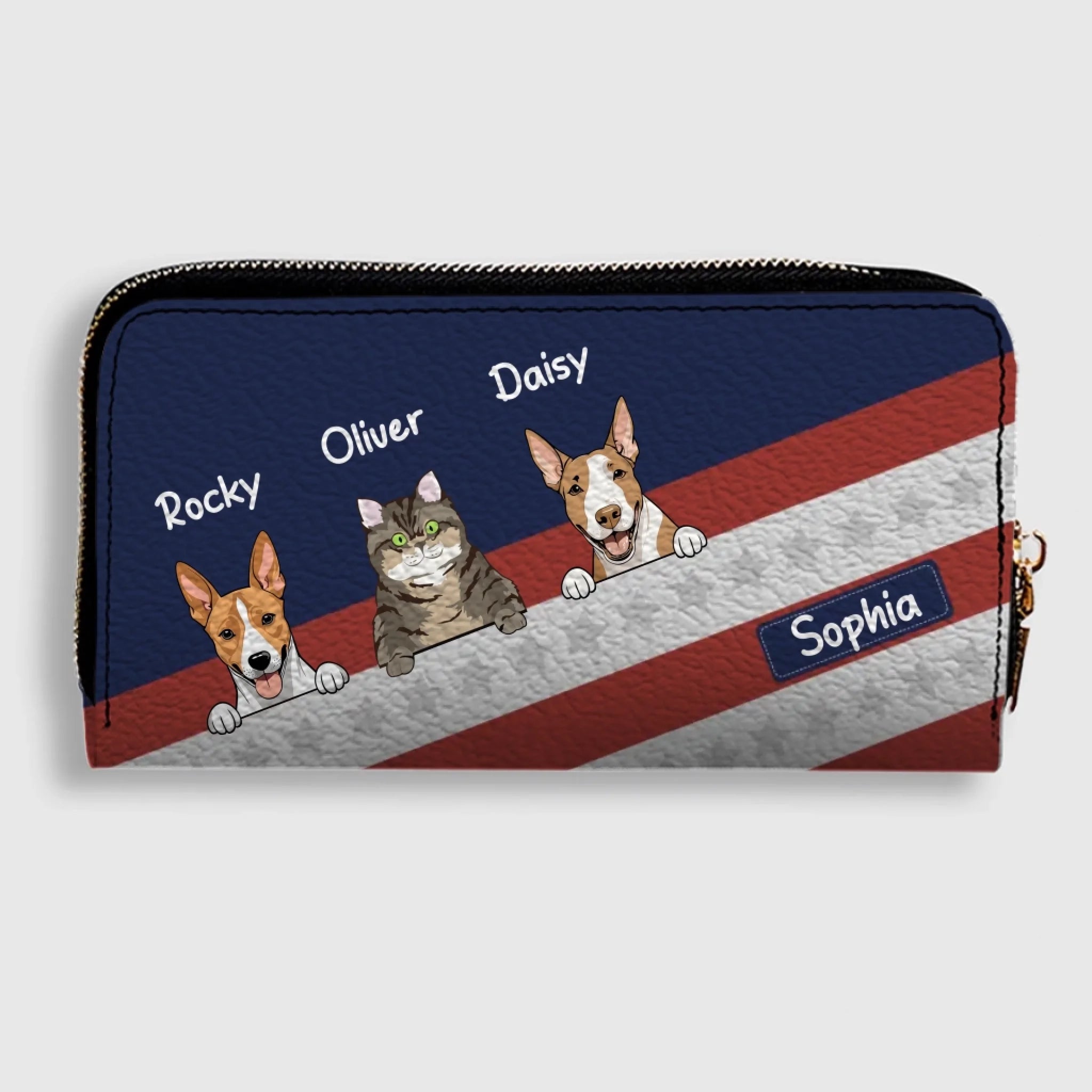 Patriotic Wallet for US Pet Owners - Show Your Pride with Custom Artwork - 89Prints