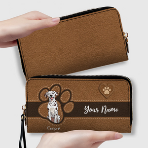 Custom Pawmark Leather Wallet – Personalized Gift | 89Prints