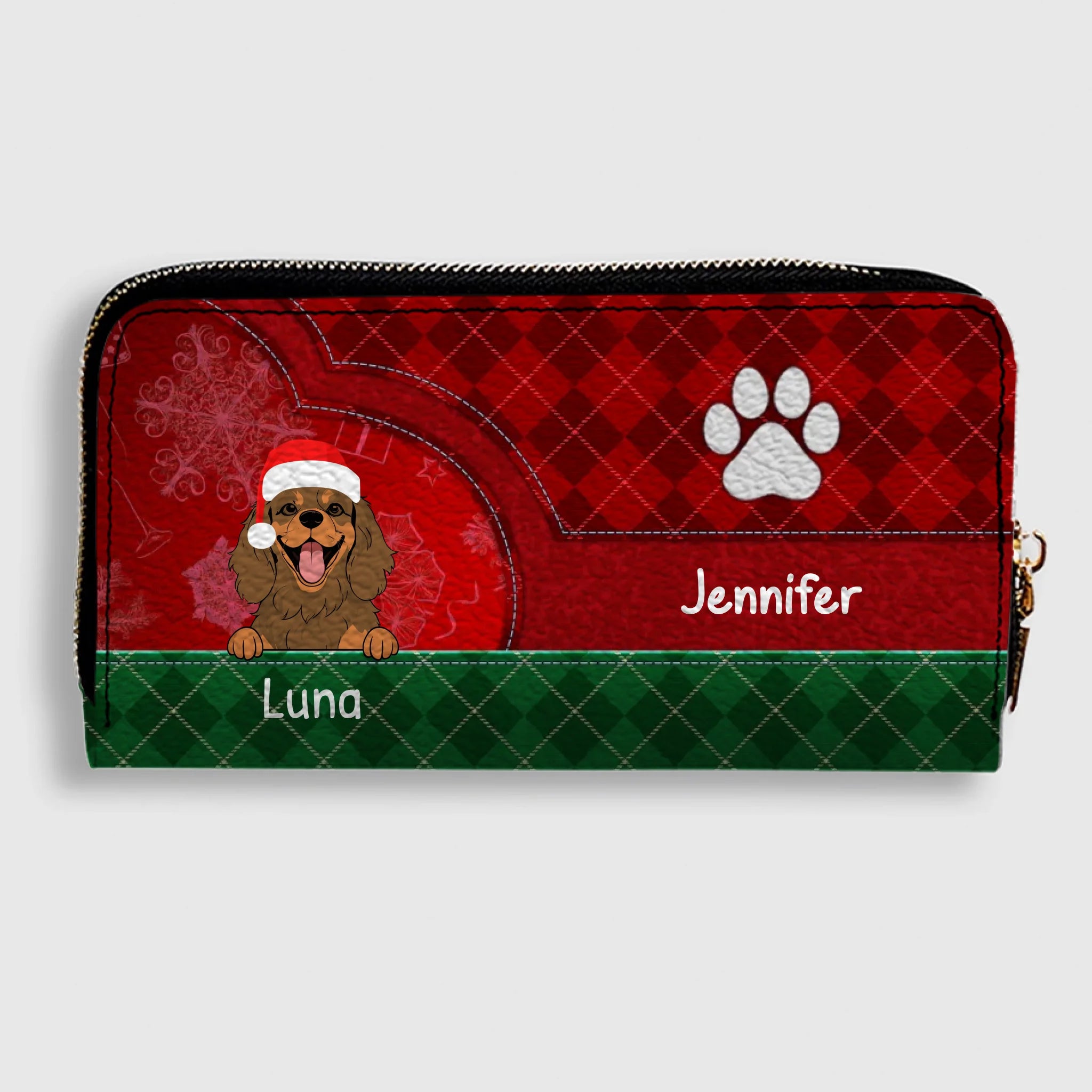 Personalized Leather Wallet – Christmas Gift for Pet Lovers | 89Prints