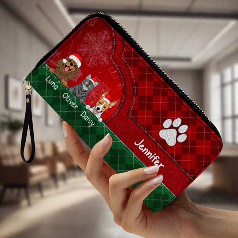 Personalized Leather Wallet – Christmas Gift for Pet Lovers | 89Prints