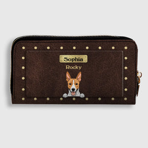 Luxury Personalized Leather Wallet for Pet Lovers – Stylish Gift - 89Prints