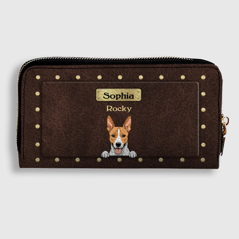 Luxury Personalized Leather Wallet for Pet Lovers – Stylish Gift - 89Prints