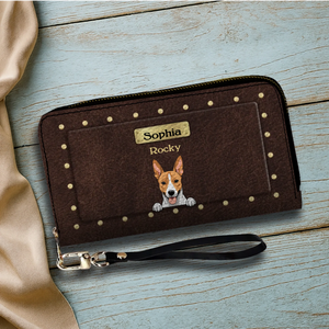 Luxury Personalized Leather Wallet for Pet Lovers – Stylish Gift - 89Prints