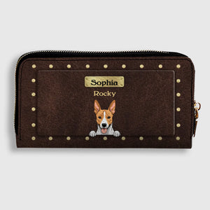 Luxury Personalized Leather Wallet for Pet Lovers – Stylish Gift - 89Prints