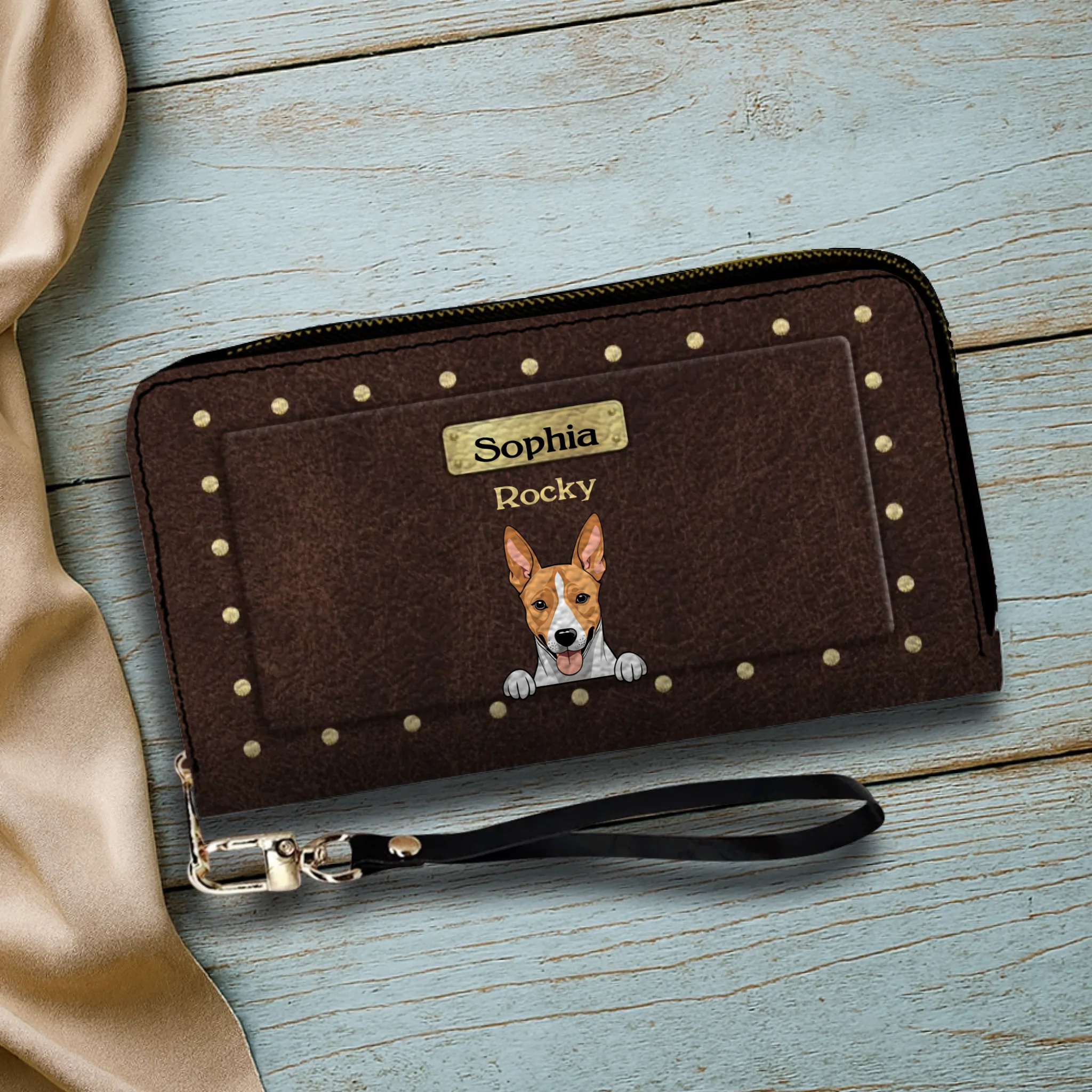 Luxury Personalized Leather Wallet for Pet Lovers – Stylish Gift - 89Prints