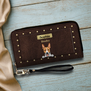 Luxury Personalized Leather Wallet for Pet Lovers – Stylish Gift - 89Prints