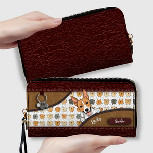 Custom Leather Wallet for Pet Lovers – Men & Women Gift - 89Prints