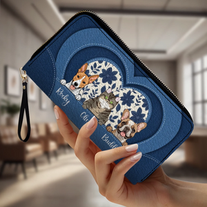 Custom Pet Portrait Wallet – Personalized Gift for Pet Lovers | 89Prints