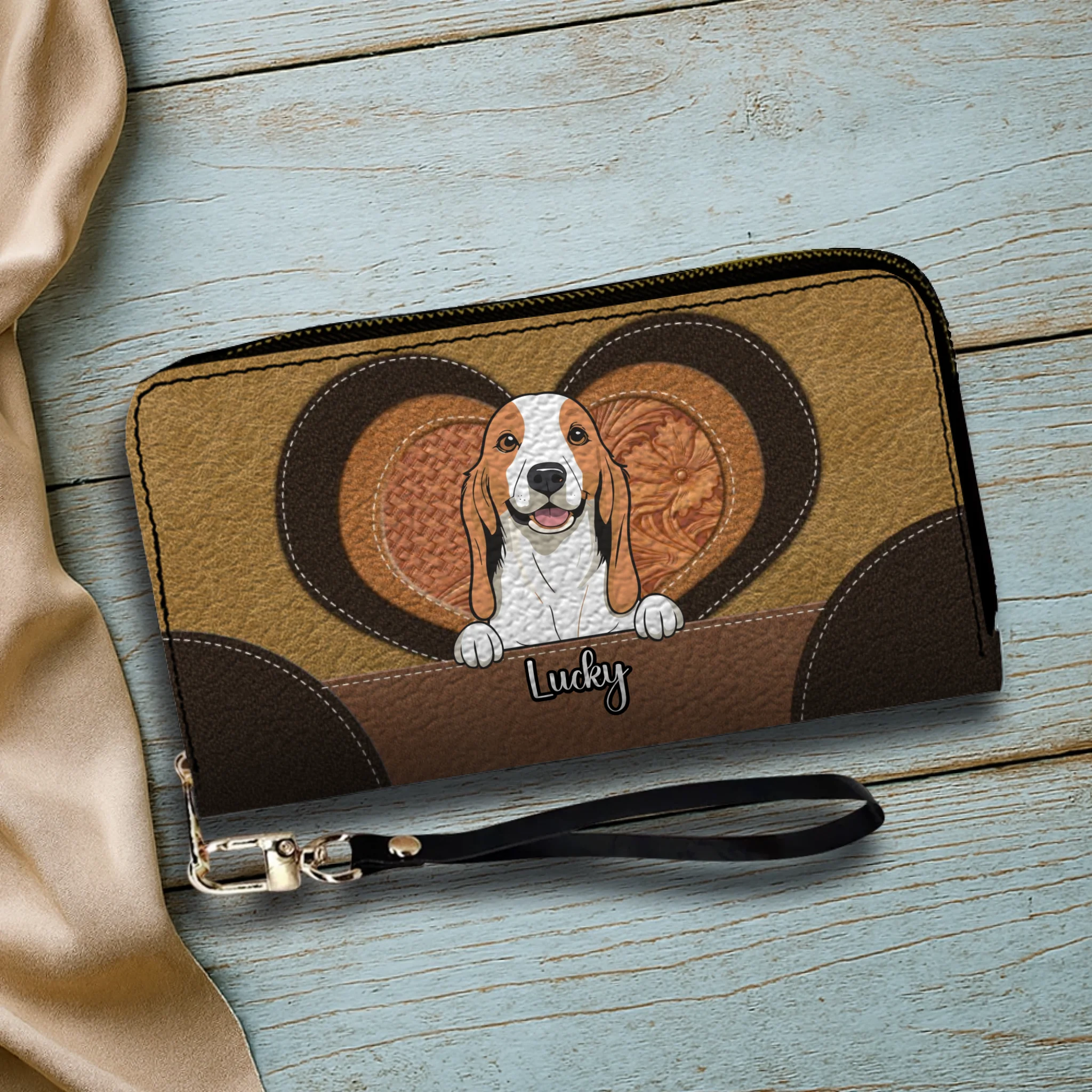 Vintage Style Custom Pet Wallet – Personalized Gift | 89Prints