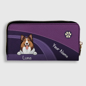 Funny Dog Dad Wallet – Customized Pet Portrait Wallet | 89Prints