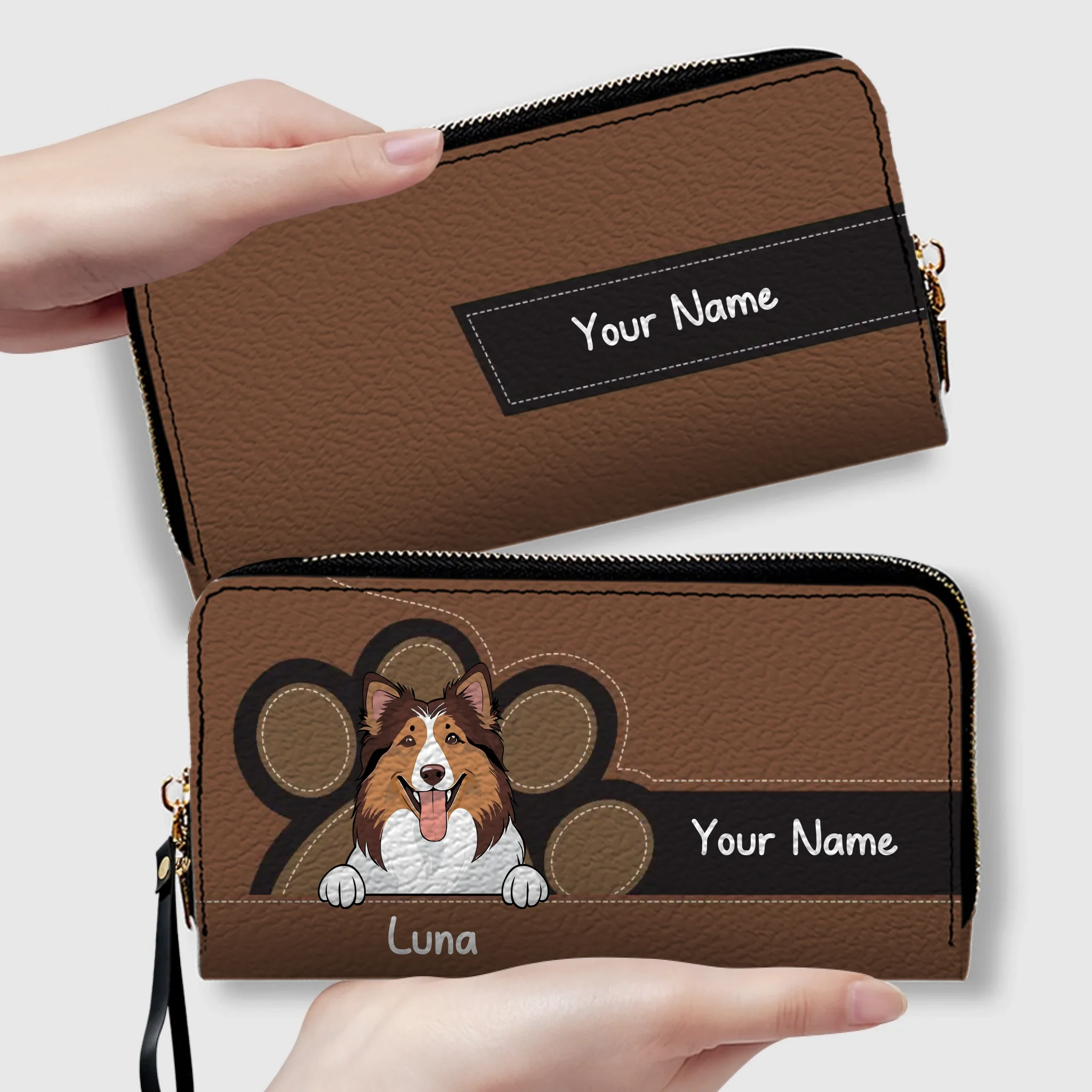 Customized Pet Wallet – Add Your Pet’s Name & Portrait | 89Prints