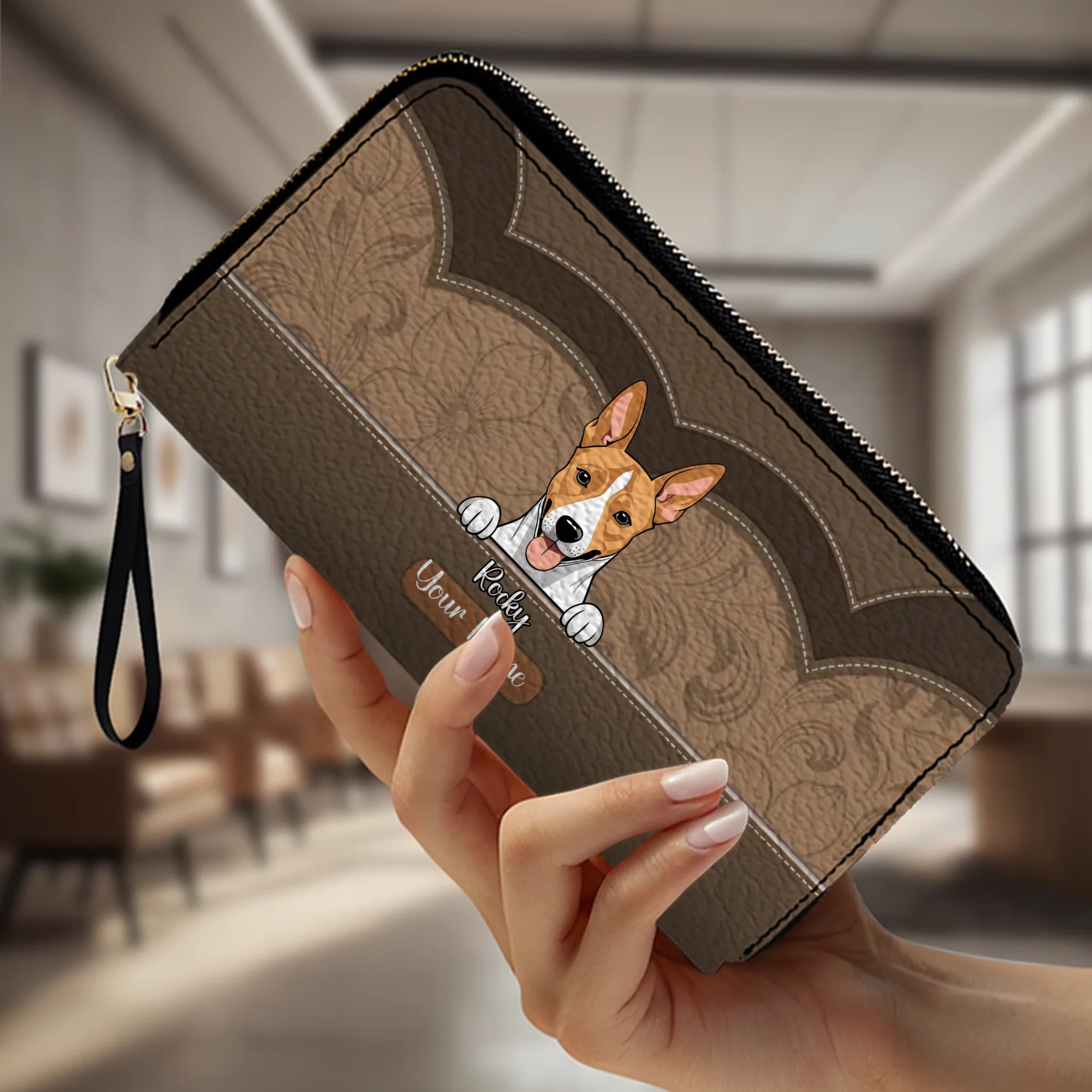 Customized Pet Wallet – Choose Your Colors & Pet Art Style | 89Prints