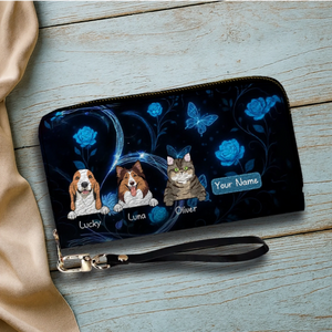Blue Glow Fantasy Pet Wallet – Personalized Dogs & Cats Wallets | 89Prints