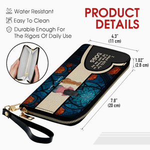 “God Sent Me My Dogs” - Personalized Dog Wallet For Dog Lovers - 89Prints