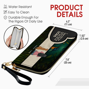 Personalized Dog Wallet – “God Sent Me My Dogs” Custom Pet Lover Gift | 89Prints