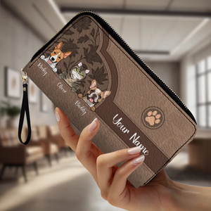 Customized Pet Wallet – Custom Name, Color Palette & Pet Count | 89Prints