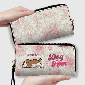 Custom American Cocker Spaniel Dog Wallet - Personalized Lying Dog And Name Gift - 89Prints