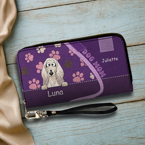 Personalized Pet & Owner Name Wallet - Custom Dog Mom Gift - 89Prints