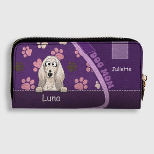 Personalized Pet & Owner Name Wallet - Custom Dog Mom Gift - 89Prints