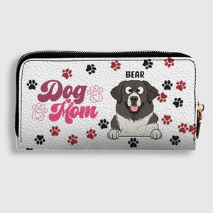 Personalized Dog Mom Wallet - Custom Name & Dog Clipart - 89Prints