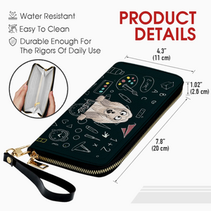 Personalized Any Number of Dogs Wallet - Custom Pet Breed & Names - 89Prints